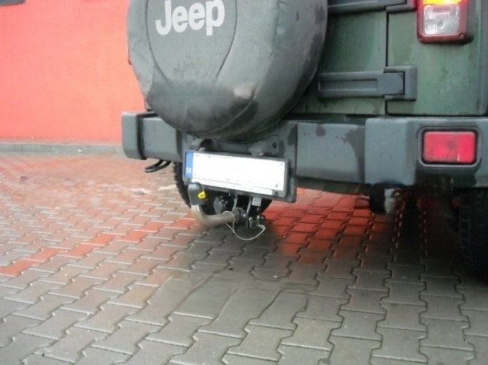 Jeep Wrangler JK 2006 - 2017 carlig de remorcare demontabil automat cu maneta marca Autohak [4]