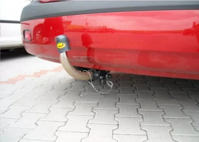 Kia Rio 4 usi 2005 - 2011 carlig de remorcare demontabil cu maneta [6]