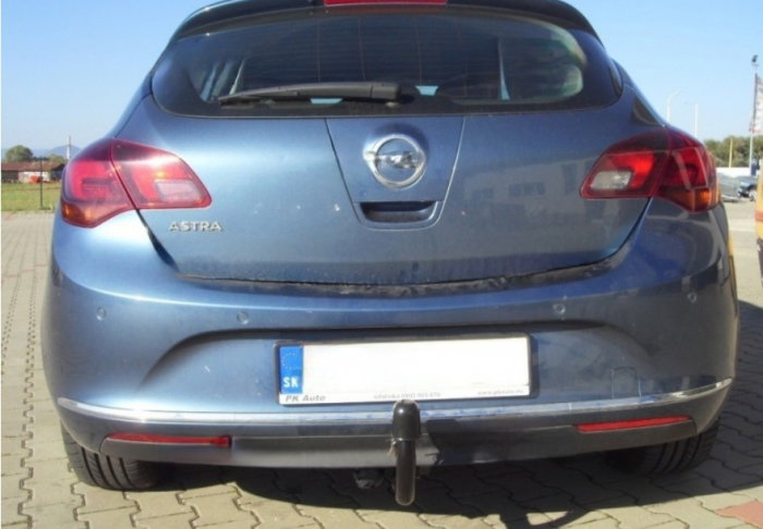 Opel Astra J htb 2009 - 2015 carlig de remorcare demontabil automat vertical marca Autohak [9]