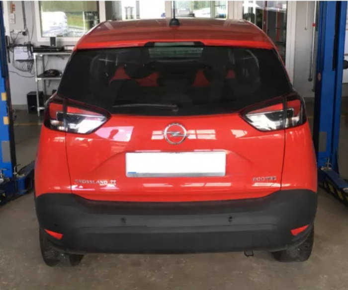 Opel Crossland X dupa 2017 carlig de remorcare demontabil automat vertical marca Autohak [9]