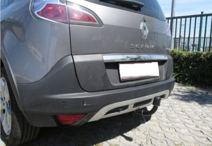 Renault Scenic 2009 - 2016 carlig de remorcare demontabil automat cu maneta marca Autohak [4]