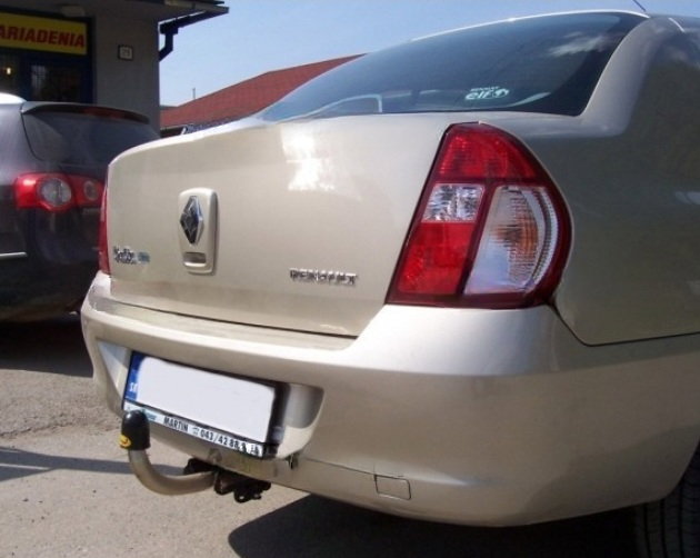 Renault Symbol 2001 - 2013 carlig de remorcare demontabil automat cu maneta marca Autohak [10]