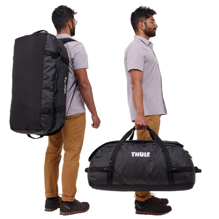 Geanta voiaj duffel, Thule, Chasm, 90L, Black [6]