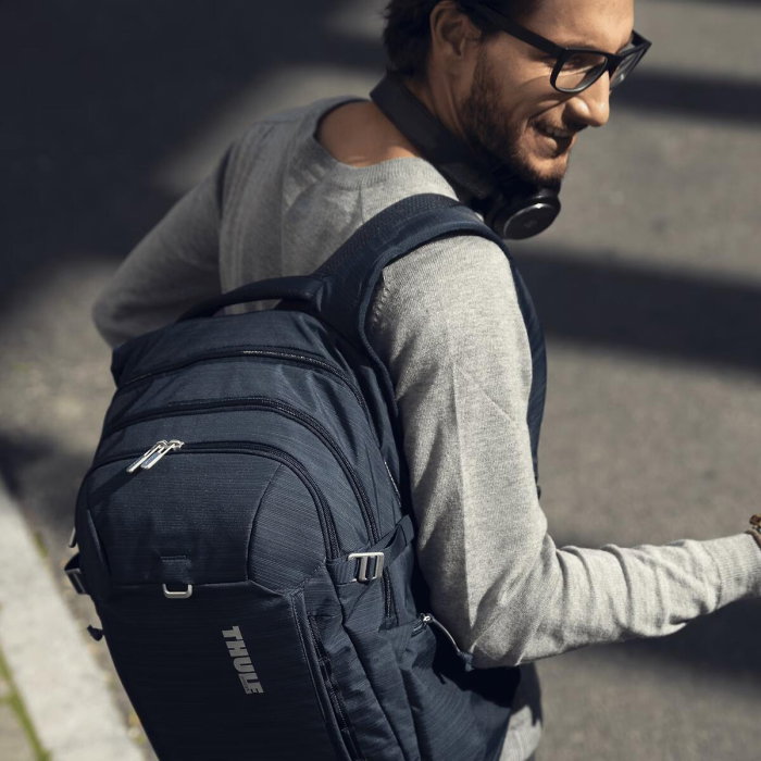 Rucsac urban cu compartiment laptop, Thule, Construct, 24L, Carbon Blue [4]