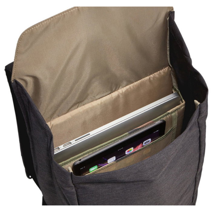 Rucsac urban cu compartiment laptop, Thule, Lithos, 16L, Black [4]