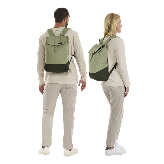 Rucsac urban cu compartiment laptop, Thule, Lithos, 16L, Quiet green [4]