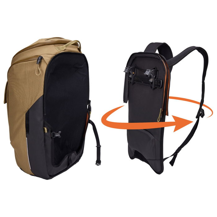 Rucsac urban hibrid pentru bicicleta, cu compartiment  laptop, Thule, Paramount, 26L, Tan Beige [4]