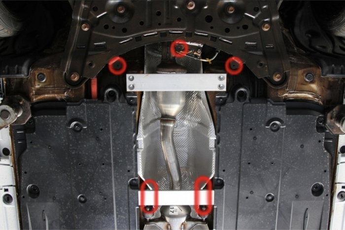 Scut Aluminiu Antifurt 3mm Suzuki Swace (2020+) - Protecție Catalizator [4]