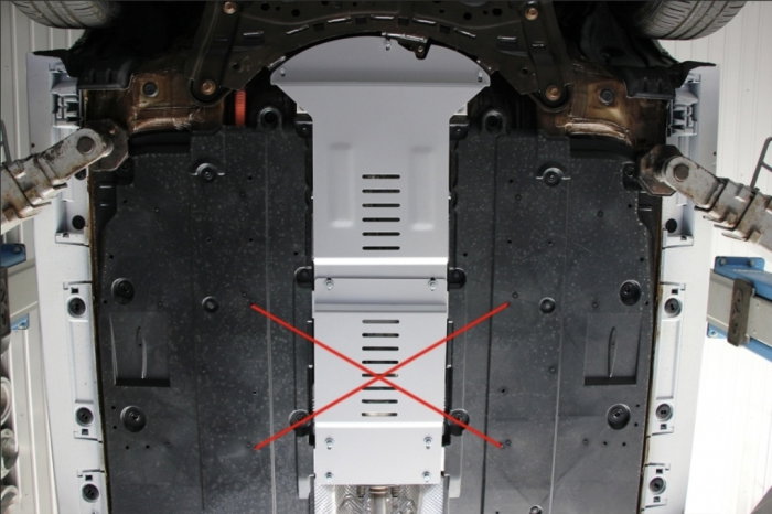 Scut Aluminiu Antifurt 3mm Suzuki Swace (2020+) - Protecție Catalizator [8]