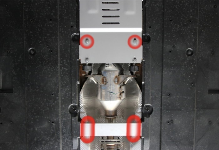Prelungire Scut Aluminiu Antifurt 3mm Suzuki Swace (2020+) - Extensie Protecție Catalizator [4]