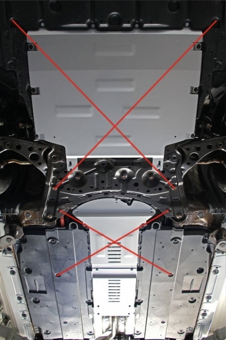 Prelungire Scut Aluminiu Antifurt 3mm Suzuki Swace (2020+) - Extensie Protecție Catalizator [8]