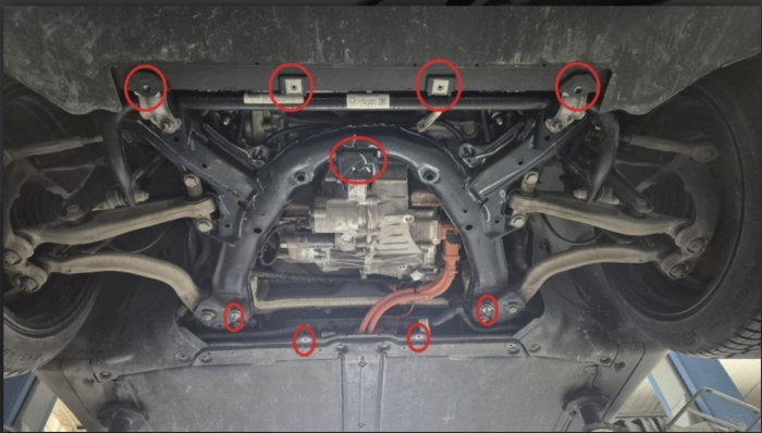 Scut aluminiu motor fata Tesla Model 3 AWD 2017-2026 [4]