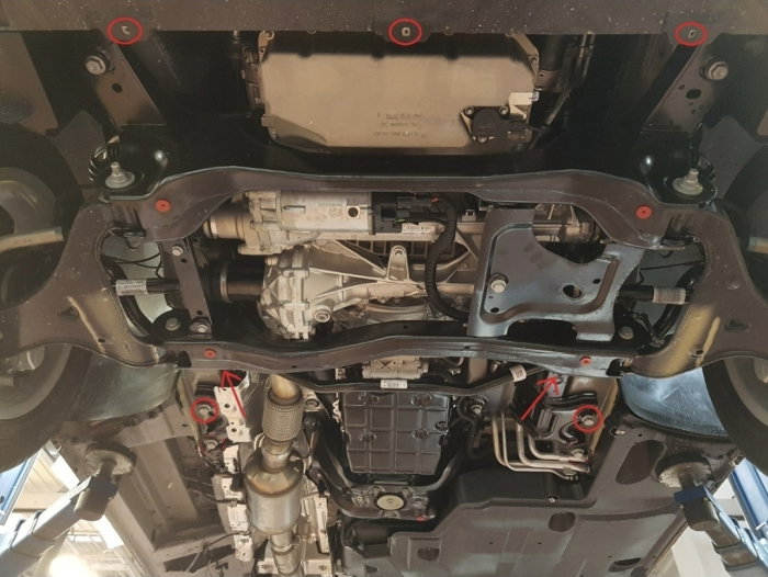 Scut Motor Aluminiu Nou Mercedes Viano W447 (2020-Prezent) Toate Motorizarile [3]