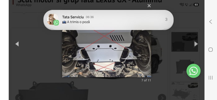 Scut Aluminiu 4mm Motor și Grup Lexus GX (2024+) [6]