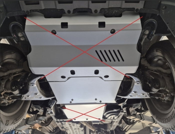 Scut protecție motor și grup față aluminiu 4mm Toyota Land Cruiser J250. [5]