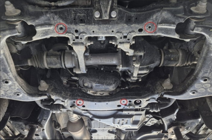 Scut protecție motor și grup față aluminiu 4mm Toyota Land Cruiser J250. [3]