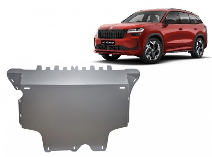 Scut Aluminiu Motor Cutie Radiator Bară 3mm Skoda Kodiaq Hybrid (2024+) [2]