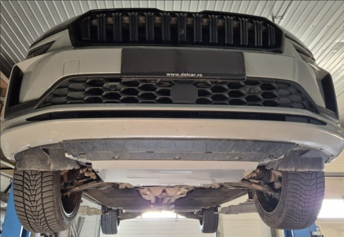 Scut Aluminiu Motor Cutie Radiator Bară 3mm Skoda Kodiaq Hybrid (2024+) [7]