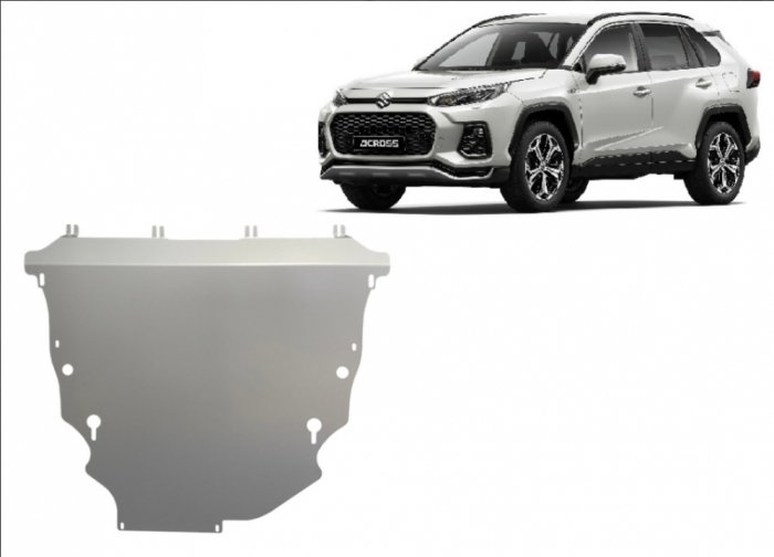 Scut Aluminiu 3mm Suzuki Across (2020+) - Protecție Motor și Radiator [2]