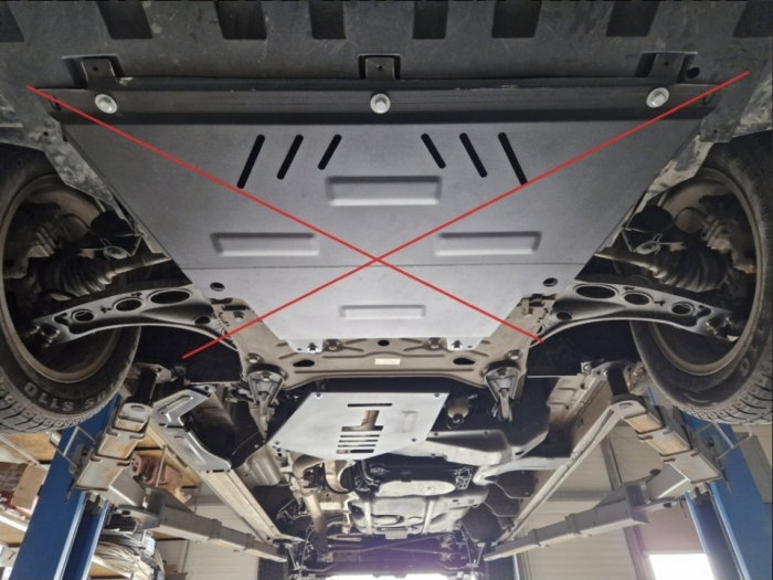 Scut Metalic Catalizator Oțel 2mm Renault Trafic (2022+) [10]