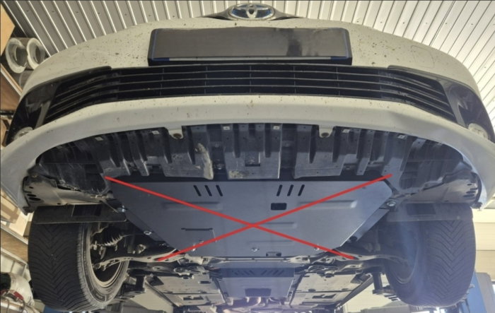 Scut Metalic Antifurt Oțel 2mm Toyota Corolla (2013-2018) - Protecție Catalizator [9]