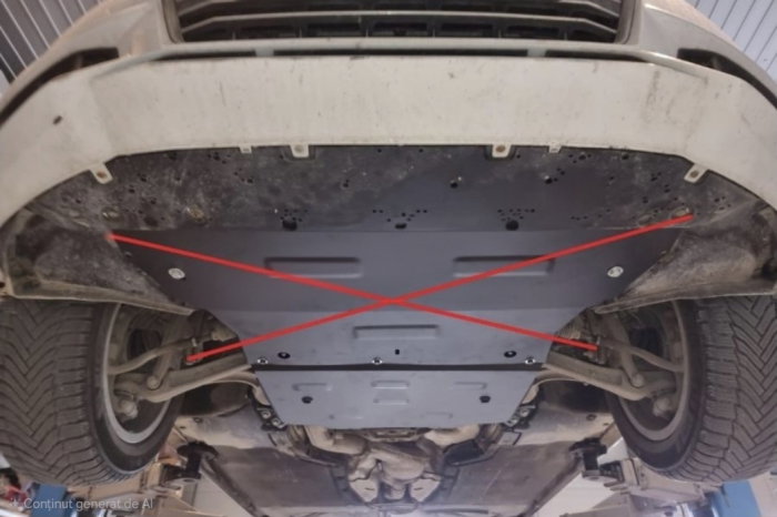 Scut metalic cutie de viteze Audi A4 B9 2015 - prezent [5]