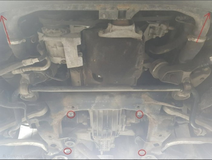 Scut metalic cutie de viteze automata Audi A4 B6 2000-2005 [3]