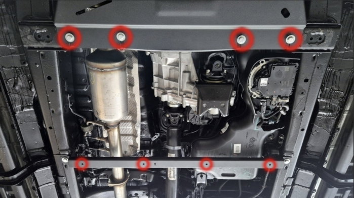 Scut Metalic Reductor și Catalizator Toyota Hilux 2026+ [9]