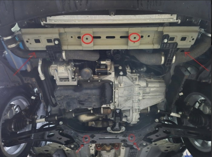 Scut metalic de protecție motor, cutie și radiator Cirelli 2 [4]