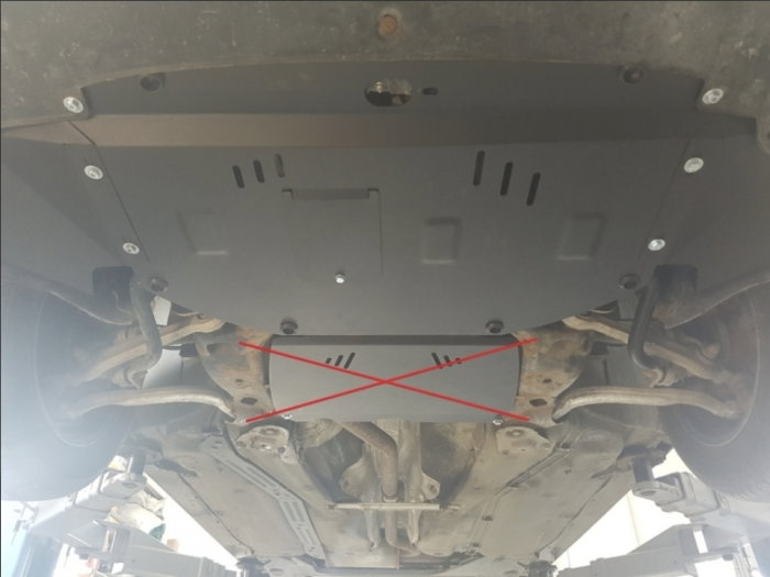 Scut metalic motor radiator și bară față oțel Audi A4 B6 1.9 TDI [5]