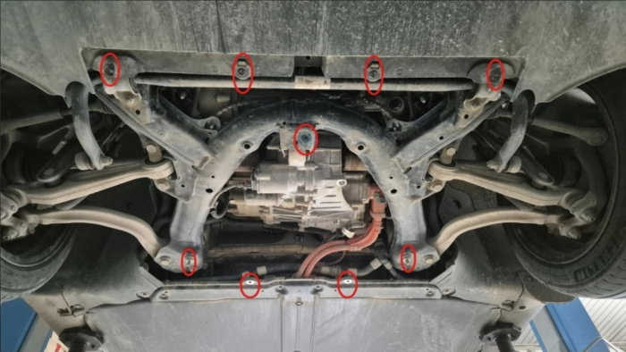 Scut motor metalic fata Tesla Model Y Juniper AWD 2024-2026 [4]