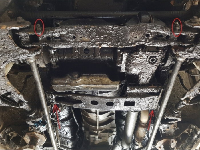 Scut motor oțel 3mm Ford Maverick 1993-1999 [6]