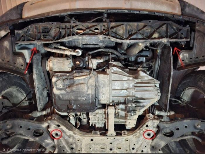 Scut motor metalic Hyundai Santa Fe 2012 - 2018 [4]