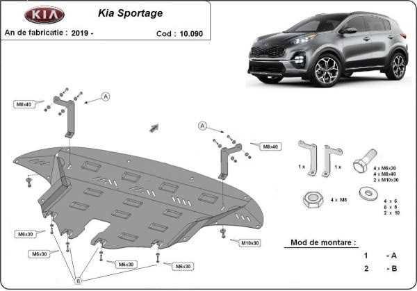 Scut motor metalic Kia Sportage dupa 2019 [1]