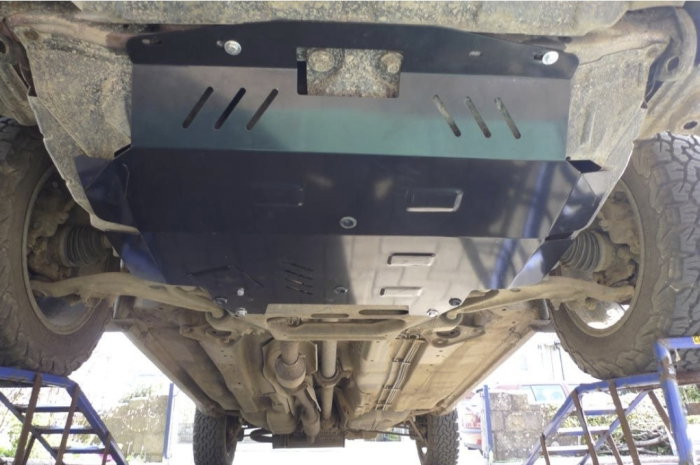 Scut motor metalic Nissan X-Trail T30 2001-2007 Karmaster, otel 2.5mm, protectie motor, cutie viteze, radiator, fereastra service ulei, cod 16.110 [3]