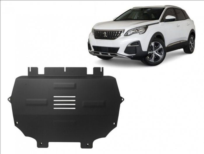 Scut Metalic Motor, Cutie și Radiator Peugeot 3008 (2017+) - Model 2 [2]