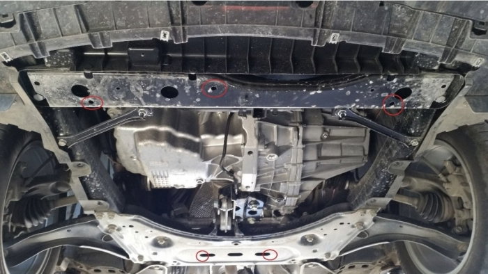 Scut Protecție Motor Cutie Viteze Radiator Oțel 2mm Renault Kadjar 2015-2022 Karmaster 19.136 [3]