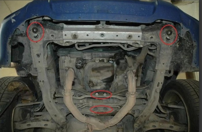 Scut motor metalic oțel 3mm Subaru Forester 2 2002 - 2008 protecție cutie de viteze Karmaster [3]