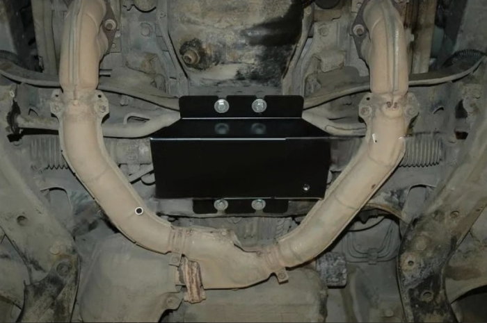 Scut motor metalic oțel 3mm Subaru Forester 2 2002 - 2008 protecție cutie de viteze Karmaster [4]