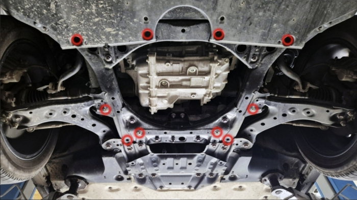 Scut motor metalic oțel 2mm Toyota BZ4X (2022 - 2026) - Karmaster.ro [5]