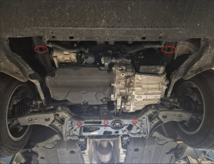 Scut Motor Metalic VW Golf 7 2012-2019 Protecție Profesională DSG Radiator Bară Fereastră Ulei Karmaster [4]