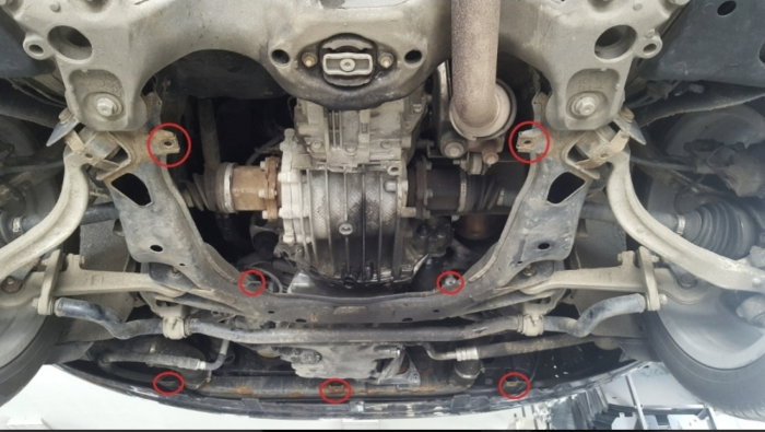 Scut Motor Metalic VW Passat V6 2.5 TDI 1997-2005 Protecție Profesională Radiator Bară Oțel 2mm Karmaster [5]