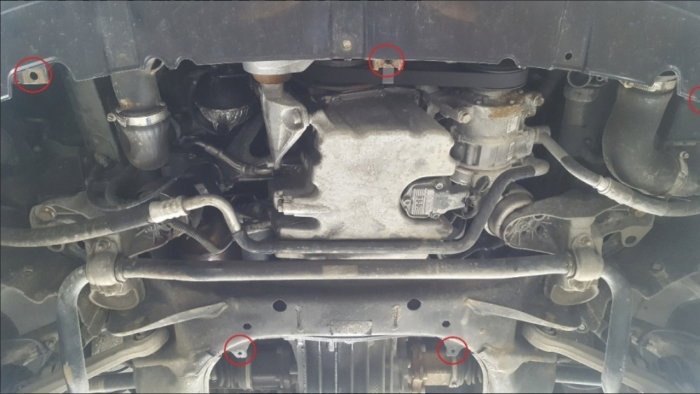 Scut Motor Metalic VW Passat V6 2.5 TDI 1997-2005 Protecție Profesională Radiator Bară Oțel 2mm Karmaster [4]