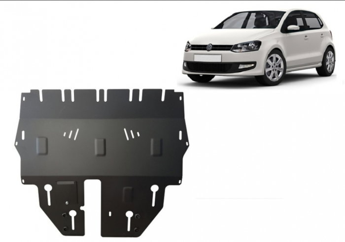 Scut Motor Metalic VW Polo 6R Benzină (2009 - 2017), Oțel 2mm - Cod 30.142 [2]