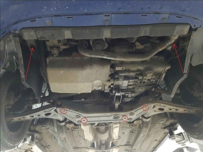 Scut Motor Metalic VW Polo 6R Diesel (2009 - 2017), Oțel 2mm - Cod 30.148 [4]