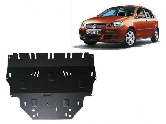 Scut Motor Metalic VW Polo 9N Diesel (2002 - 2009) Cutie Manuală, Oțel 2mm - Cod 30.148 [3]