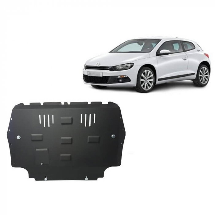 Scut Motor Metalic VW Scirocco (2008 - 2017) – Protecție Profesională 2mm [2]