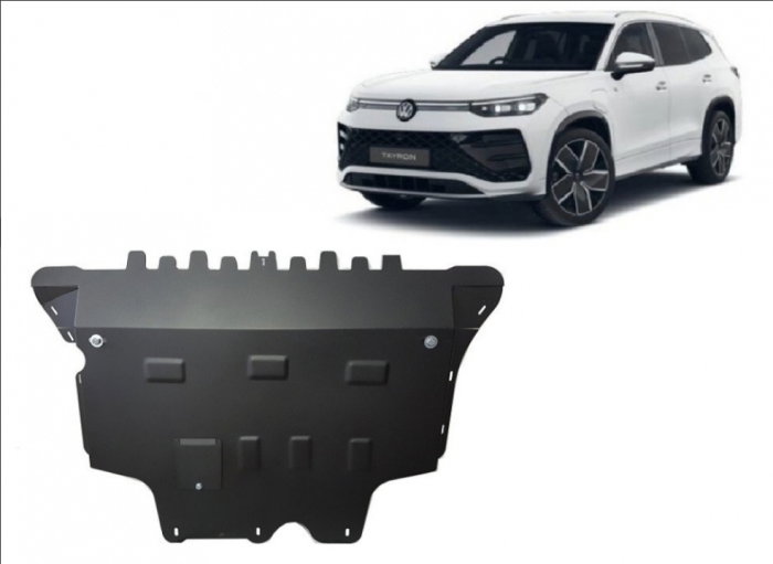 Scut Motor Metalic VW Tayron (2018 - 2026) – Protecție Profesională 2mm [2]