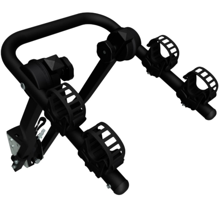 Suport 2 biciclete Peruzzo Arezzo 667/N cu prindere pe carligul de remorcare, Negru [2]