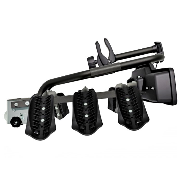 Suport 3 biciclete Peruzzo Siena 669/3N cu prindere pe carligul de remorcare, Negru [3]